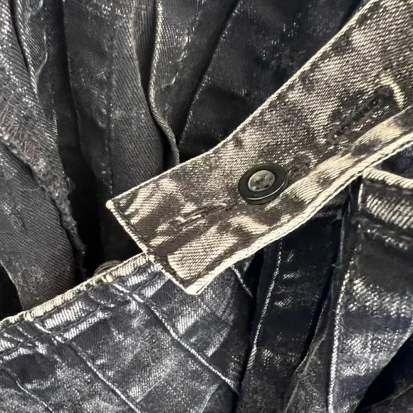 NWT Free People Marina babydoll denim crop top - Picture 11 of 12